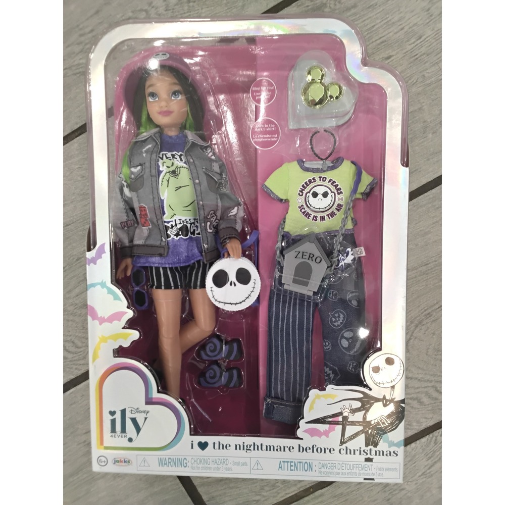 Disney ily 4EVER Doll The Nightmare Before Christmas Jack‎ Skellington Set New